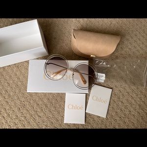 Chloe CE114SD-724 gold/peach sunglasses